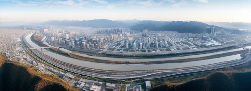 天空白云高楼大厦宽阔的城市建筑风景,高清,摄影图,摄影图片,图片大全,摄影图免费下载